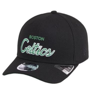 Imagem de Boné New Era 970SS Stretch Boston Celtics NBA LogoMan Preto-Masculino