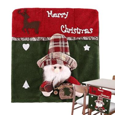 Imagem de Capas Encosto Cadeiras Jantar Altas Natal, Coberturas Para Assento De Boneca 3D, de Assento para Festas, Para Anfitriões Pais Jantar Reunião Familiar Celebração Casamento Evento