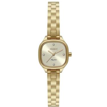 Imagem de Relógio Orient Feminino Ref: Lgss0071 C1kx Retangular Dourado