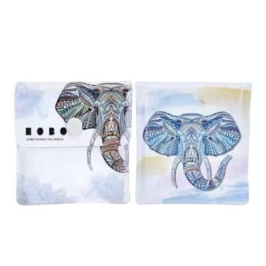 Imagem de Bolsa de cinzeiro forrada de alumínio portátil, mini bolsa de cinzeiro de bolso com selo, estojo de armazenamento para fumantes à prova de fogo para uso ao ar livre