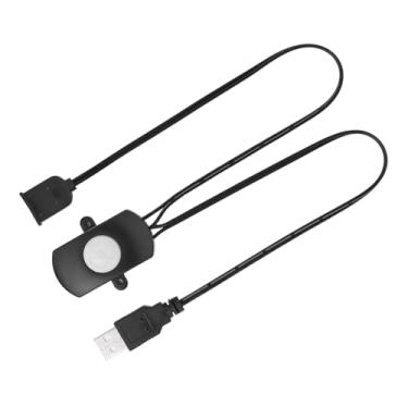 Imagem de Irfora Interruptor de Luz Com Sensor IR, Detector de Movimento de Interface USB, Faixa de LED Com Economia de Eficiência, Fonte de Alimentação de Espera Fácil para Corredores, (Preto)