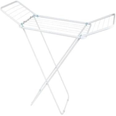 Imagem de Varal retratil para roupas com abas, domestico e resistente, dobravel, amplo, util.