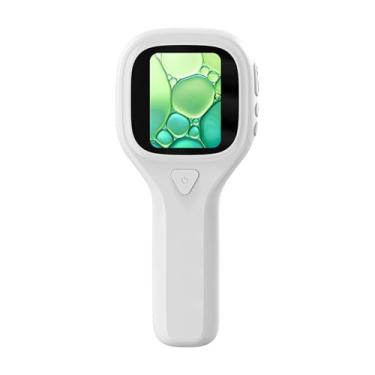 Imagem de Luocute Lupa Portátil, Ampliação de 500X, Microscópio Digital de 2 MP e 2 Polegadas Com 6 Luzes LED e Conexão Tipo C, para Crianças, Adultos, Exploração Científica