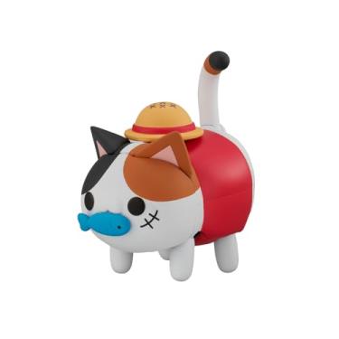 Imagem de Megahouse - Uma peça – Tokotoko Nyan Piece Nyan! Boneco colecionável Monkey D. Luffy, Mega Cat Project