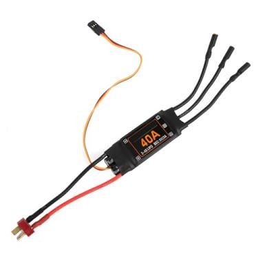 Imagem de Generic Controlador de Velocidade 40A Sem Escova ESC para RC Drone FPV Peças Proteção de Segurança Programável Pelo Usuário para Vários Transmissores Com Saída 5V @ 3A BEC para Baterias de Lítio e
