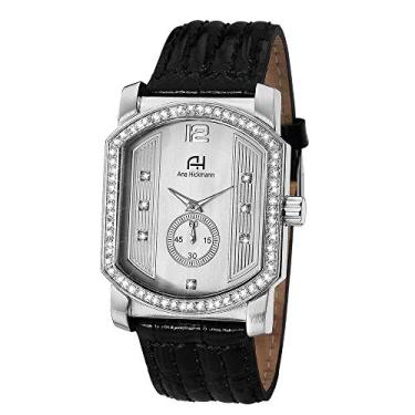 Imagem de Relógio Feminino Champion Ana Hickmann Couro Cristais AH20177Q Colar e Brincos