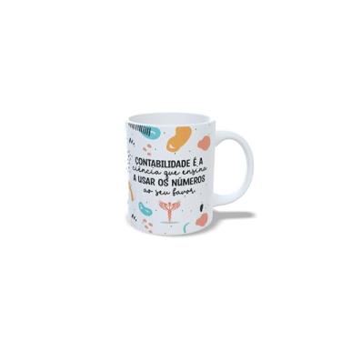 Imagem de Caneca de Cerâmica 325ml Profissões em Cores, Design Advogado, Branco com Padrão Colorido (17872)