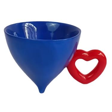 Imagem de Canecas De Café Fofas | Bebidas Com Pega De Coração Reutilizáveis,Canecas Divertidas Pequenas Para Bebidas | Para Mulheres Meninas Aniversário Dos Namorados Casa Escritório Viagem