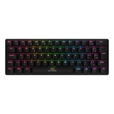 Imagem de Teclado Mecânico Gamer sem fio Fortrek Gravity Air - ABNT2 - 2.4GHz - RGB - Switch Brown - Preto