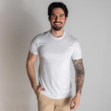Imagem de Camiseta Acostamento Elastano Branca-Masculino
