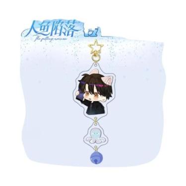 Imagem de Chaveiro Personalizado De Anime Em Acrílico DIY Com Clipe De Sino De A