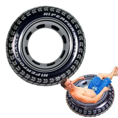 Imagem de Boia Criança e Adulto 90cm Pneu Praia e Piscina Diversão - KR Variedad