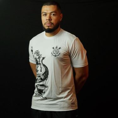Imagem de Camiseta Corinthians São Jorge 33286 Branca-Masculino