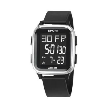 Imagem de Relógio Esportivo Digital LED Ultra Fino À Prova D'Água Para Homens YI