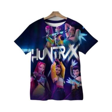 Imagem de Camiseta KPop Demon Hunters Para Meninas, Camiseta Casual Engraçada Pa