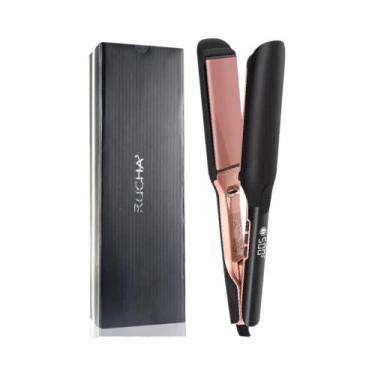 Imagem de Prancha De Cabelo De Alta Temperatura 500F Com Placas Largas E Íons De