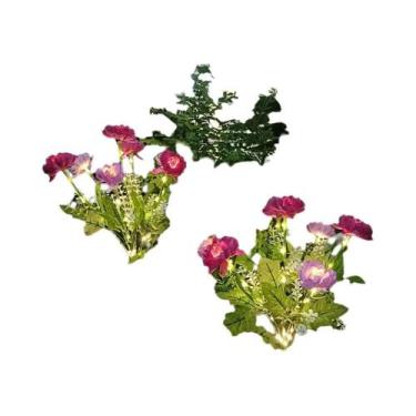 Imagem de Luzes Solares Para Jardim, Lâmpada De Flor De Lótus De Neve Para Quint