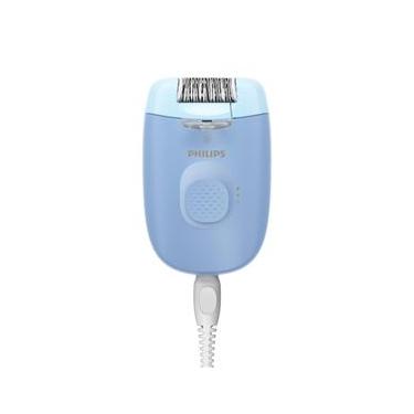 Imagem de Depilador Philips Satinelle-C BRE247/00 Luz LED Cabeça Lavável 2 Velocidades Azul e Branco Bivolt
