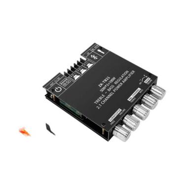 Imagem de Placa Amplificadora De Subwoofer Bluetooth 5.0 De 50W 2.1 Canal ZK-TB2