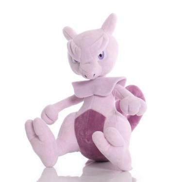 Imagem de Pelúcia Pokémon Mewtwo 25cm  Boneco Fofo Geek, Presente Perfeito - MIN
