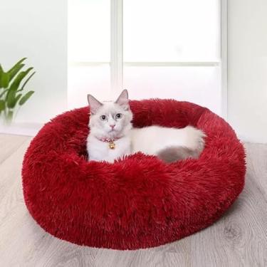 Imagem de Cama Nuvem Pet Antialérgica Tie Dye – Conforto para Cachorros e Gatos de Pequeno e Médio Porte(vermelho,70cm M)