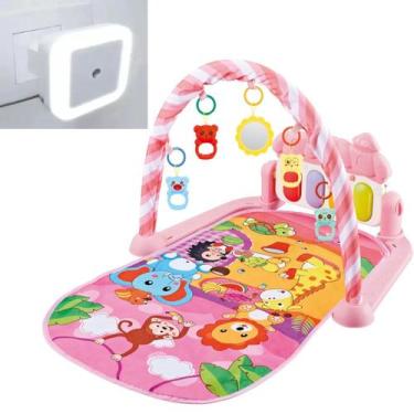 Imagem de Tapete Infantil Ginásio Interativo Luz Som e Luminária Led - Color Bab