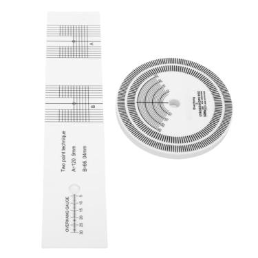 Imagem de GOWENIC Disco Estroboscópico de Plataforma Giratória, Ferramenta de Calibração de Velocidade para 33 1/3 e 45 RPM Com Ajuste de ângulo da Cabeça, Compatível Com Todos Os Toca-discos