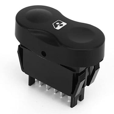 Imagem de AYNEFY Interruptor de Alimentação para Janela de Carro, Controle Elétrico para Dacia Logan, Material ABS, Correspondência Precisa e Resposta Rápida para Modelos 2004-2018