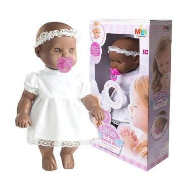 Imagem de Boneca Little Baby Primeira Oração Reza O Pai Nosso Negra - Wilhunter