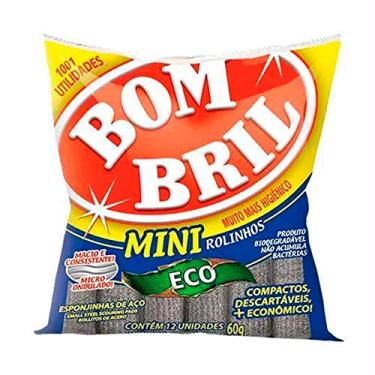 Imagem de Esponja De Aço Mini 12 Unidades, Bom Bril