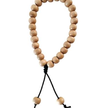 Imagem de Pulseira Japamala 27 contas ho'oponopono meditação - NoBrand, Branco