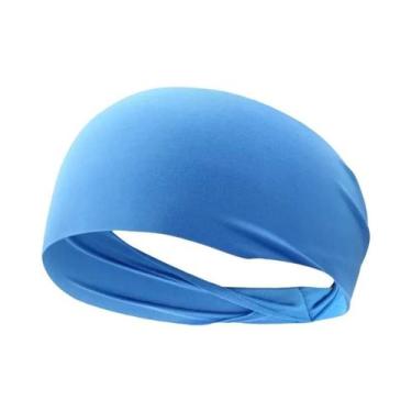 Imagem de Faixa De Cabeça Esportiva Unissex Elástica Absorvente Para Corrida, Fi