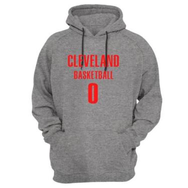 Imagem de Blusa Moletom Capuz Basquete Cleveland Basketball número 0 - Loja Clic