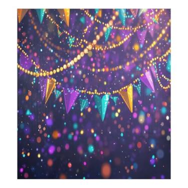 Imagem de Blueangle Capa magnética para lava-louças Mardi Gras, decoração da capa frontal da máquina de lavar louça, adesivos de eletrodomésticos, adesivos de eletrodomésticos, adesivo magnético decorativo de