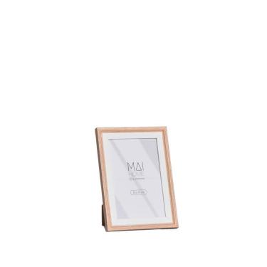 Imagem de Porta Retrato Yuna Branco 10X15 Mdf