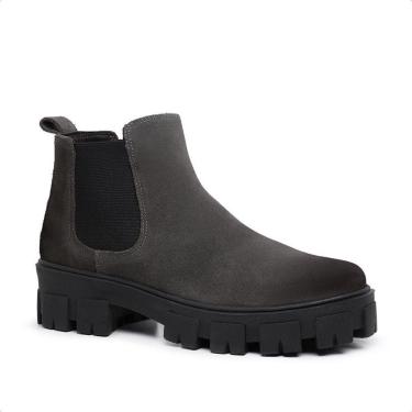 Imagem de Bota Chelsea Masculina Malbork Cinza com Solado Tratorado 24788NCZ-Masculino