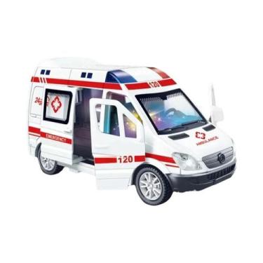 Imagem de Carrinho De Brinquedo De Polícia E Ambulância De Resgate Hospitalar Di