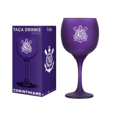 Imagem de Taça Corinthians Roxo Drinks Prime 615ml - Allmix
