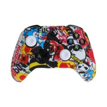 Imagem de Capa Protetora De Silicone Camuflada Com Grips Para Controle Xbox One 