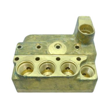 Imagem de Cabeçote Jacto J7500 J7600 J8000 Metal Com Cabeçote Latão Moderno Sem Válvula E Tampão