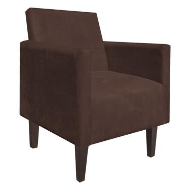 Imagem de POLTRONA DECORATIVA COMPACTA JADE SUEDE