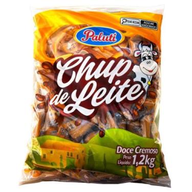 Imagem de Doce de Leite Chup Cremoso Paluti Pacote 1.200kg com 40 Unidades Sachê