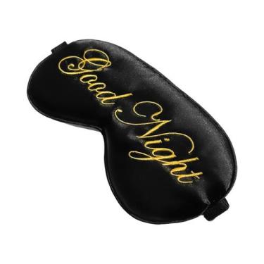 Imagem de Máscara De Dormir Sedosa Com Alças Ajustáveis Para Olhos Inchados, Cob