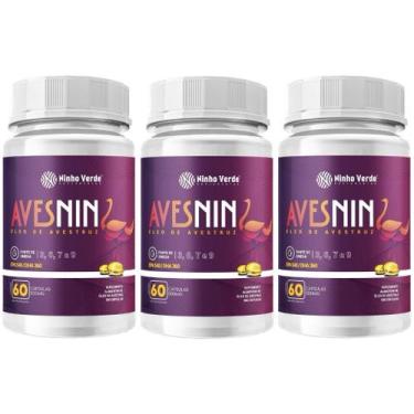 Imagem de Kit 3 Óleo de Avestruz 180 Cápsulas - Ninho Verde