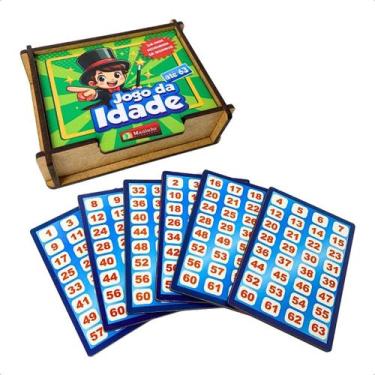 Imagem de Desafio Adivinhe a Idade Jogo da Idade Brinquedos Educativos Madeira M