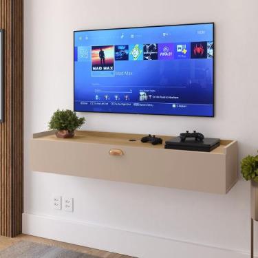 Imagem de Rack Suspenso Home Classic New Tv 32 Polegadas 1 Porta Puxador Concha 