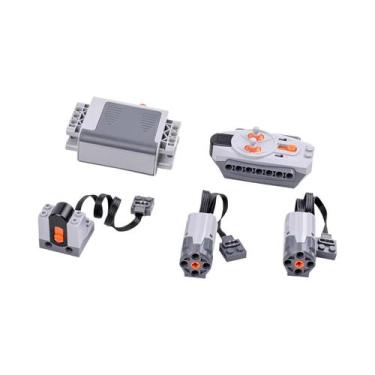 Imagem de Lego MOC Power Functions: Trilho De Trem, Caixa De Bateria, Controle R