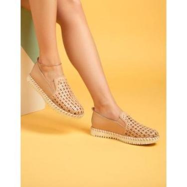 Imagem de Tênis Casual Bottero Feminino Couro Slip-on 374101-Feminino