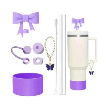 Imagem de Acessórios Para Copo Stanley De 40oz, Conjunto De 9 Peças, 3 Protetore