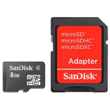 Imagem de Cartão De Memória 8gb Micro Sd + Adaptador Sd - Sandisk